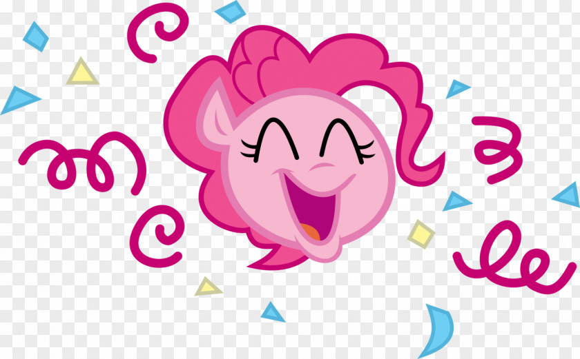Party Time Pinkie Pie Pony Smile Clock Watch PNG