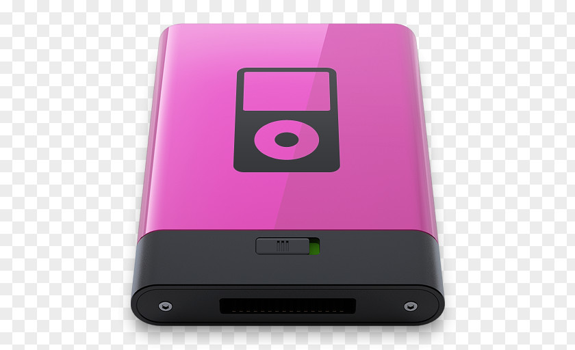 Pink IPod B Electronic Device Ipod Multimedia PNG