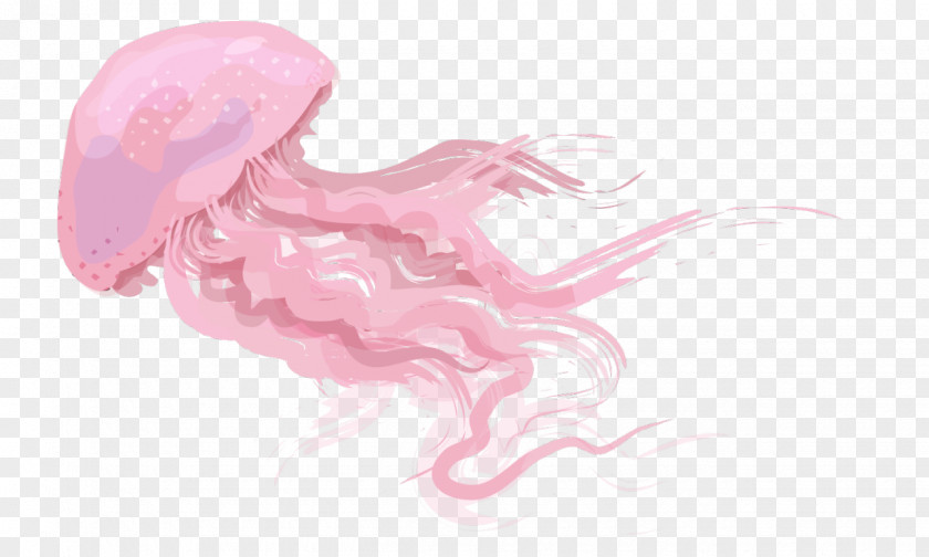 Sea Creature Jellyfish Animal Drawing PicsArt Photo Studio PNG