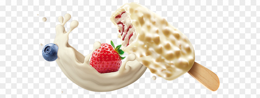 Soft Serve Ice Cream Cones Strawberry Flavor PNG