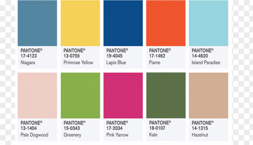Trend Colors Pantone New York Fashion Week City Color Palette PNG
