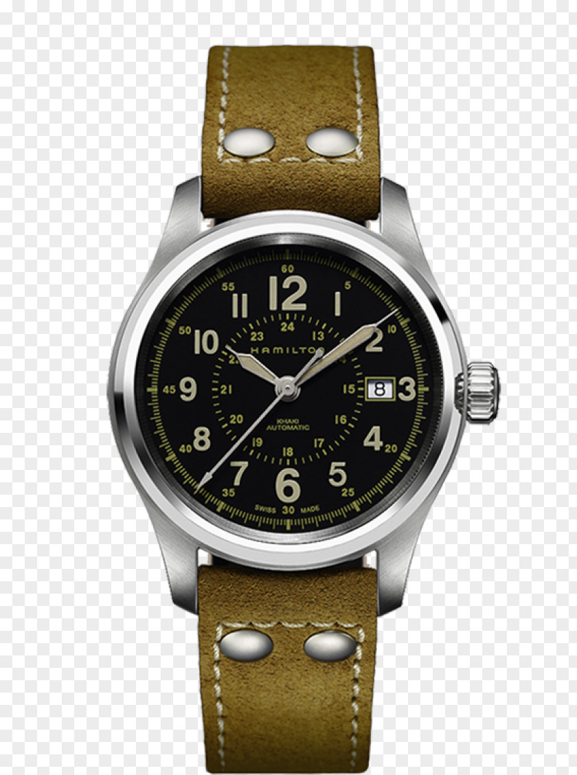 Watch Hamilton Company Khaki Aviation Pilot Auto Quartz Clock Jewellery PNG