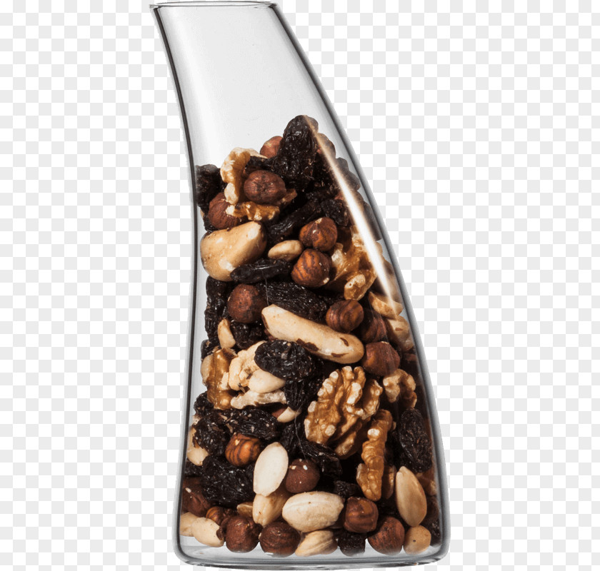 Wine Mixed Nuts Decanter Glass PNG