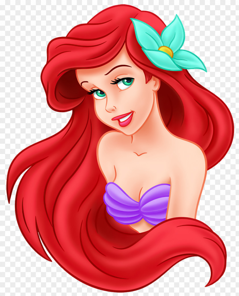 Ariel The Little Mermaid Cartoon Transparent Image Rapunzel Princess Aurora Mickey Mouse PNG