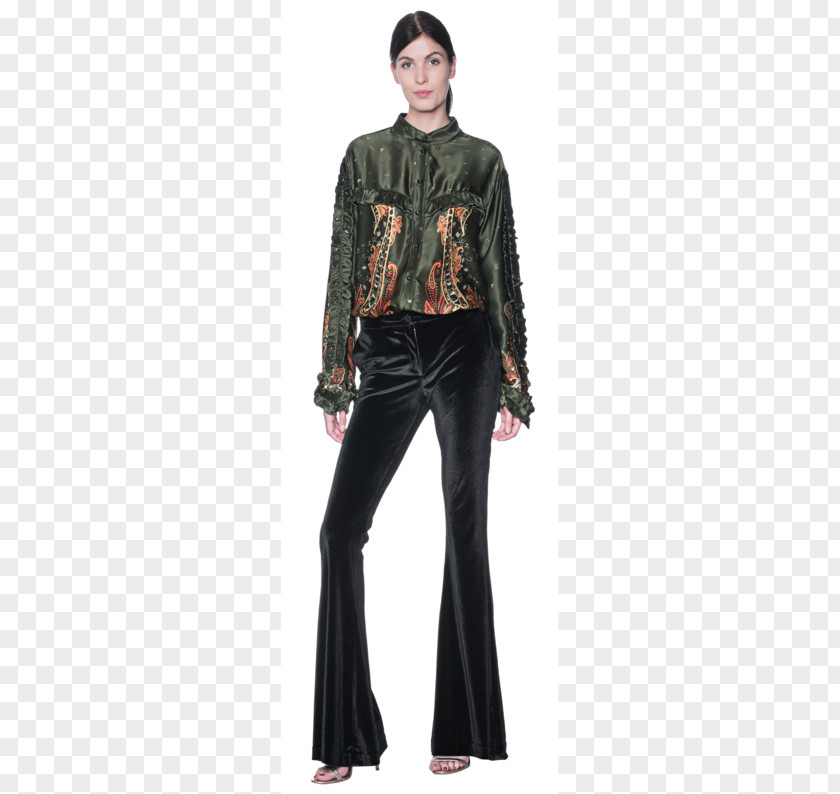 Fashion Woman Printing Costume PNG