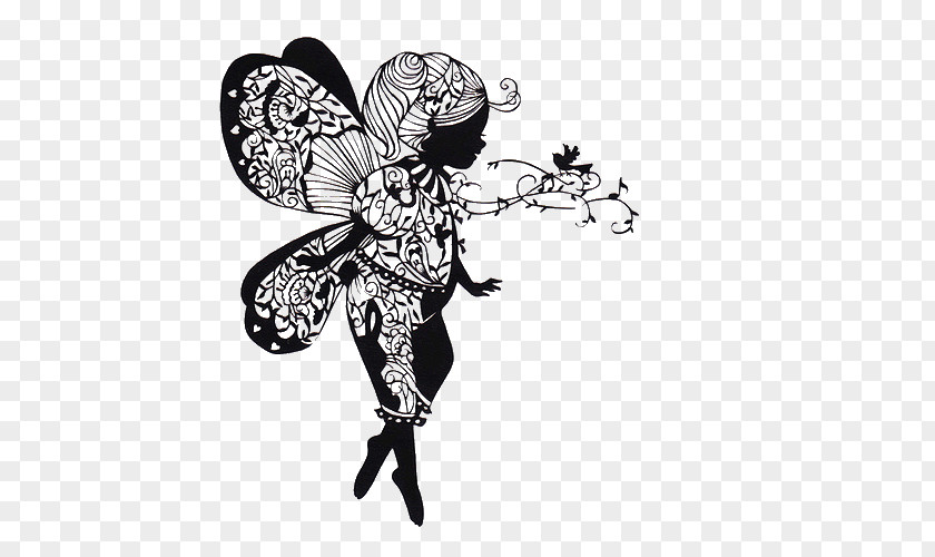Flower Fairy Silhouette Yokohama Papercutting Ferney-Voltaire Artist PNG