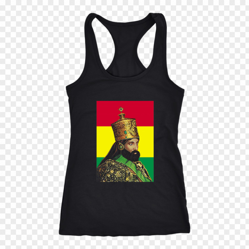 Haile Selassie T-shirt Hoodie Clothing Top PNG