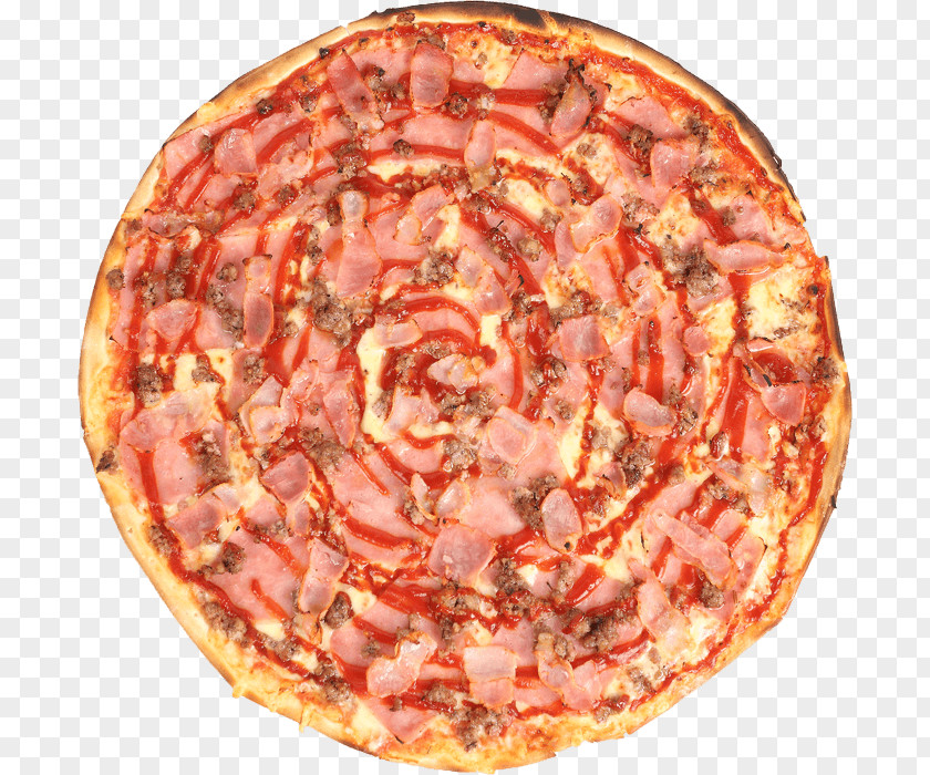 Pizza California-style Sicilian Salami Prosciutto PNG