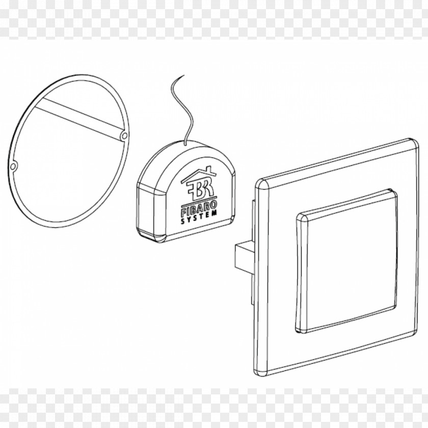 Shutter Door Fibaro Dimmer 2 250W FGD-212 Light Z-Wave Electrical Switches PNG