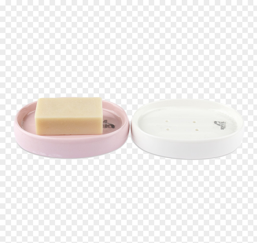 Simple Ceramic Soap Holder Dish Purple PNG