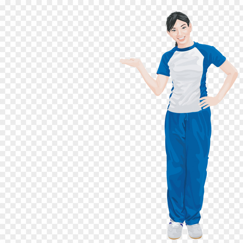 Waist Welcome Woman Cartoon Adobe Illustrator PNG