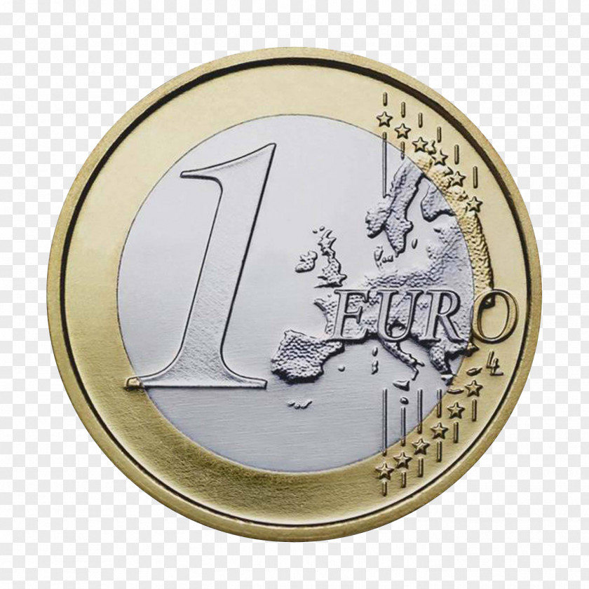 Euro 1 Coin Foreign Exchange Market United States Dollar Trader PNG