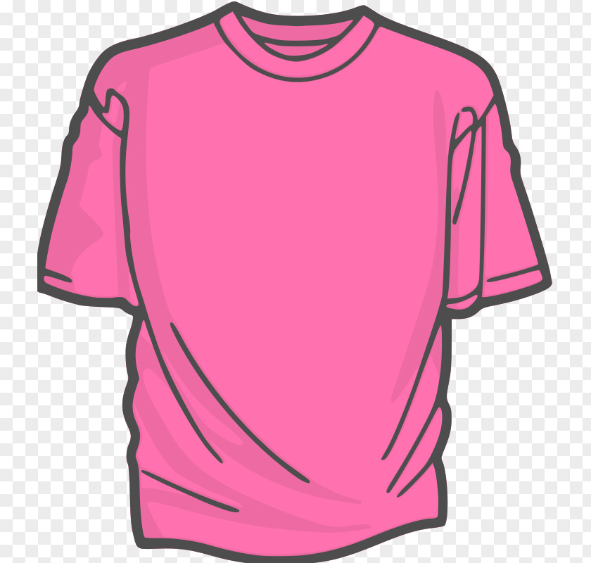 Solid Cliparts T-shirt Pink Clip Art PNG