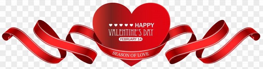 Valentine's Day Red Heart Decor Transparent PNG Clip Art Image PNG