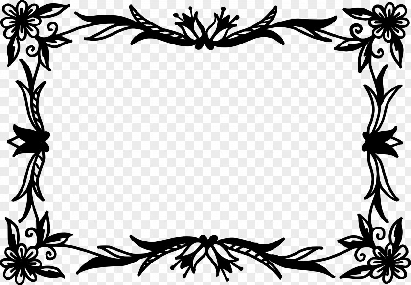 Vector Frame Flower Picture Frames Clip Art PNG