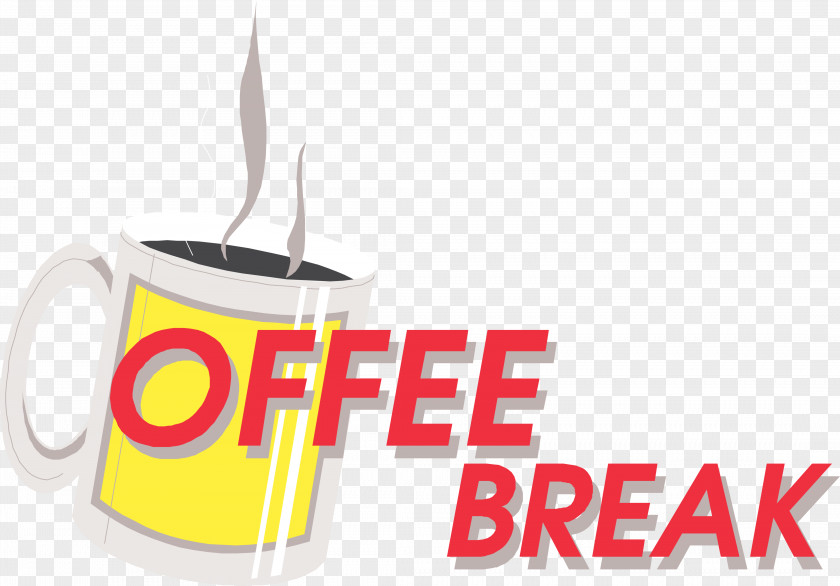 Breaktime Streamer Coffee Cup Mug M Logo Brand PNG