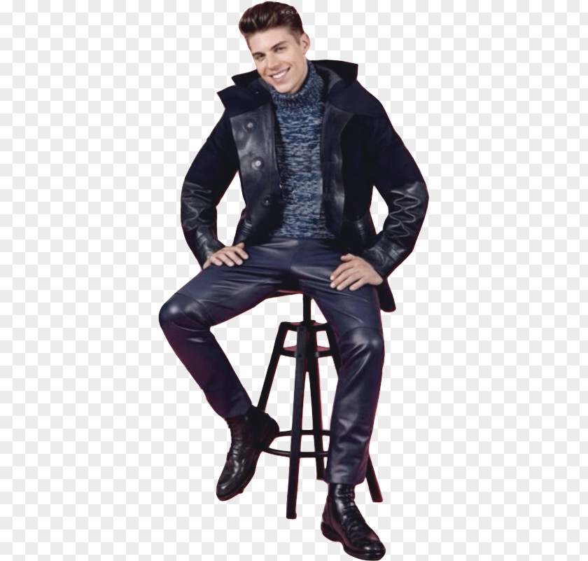 Nolan Gerard Funk Leather Jacket Glee Shoe PNG