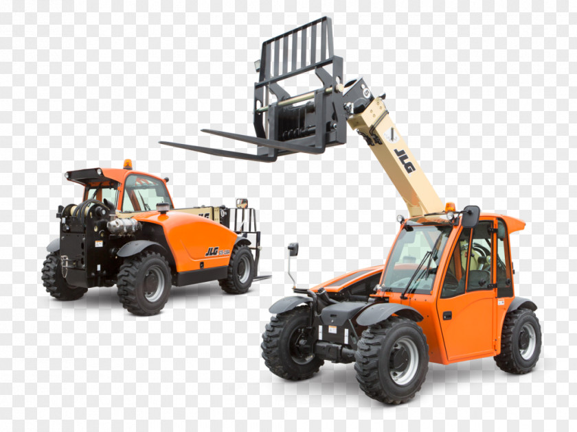 Warehouse Telescopic Handler Forklift Heavy Machinery Architectural Engineering Equipment Rental PNG