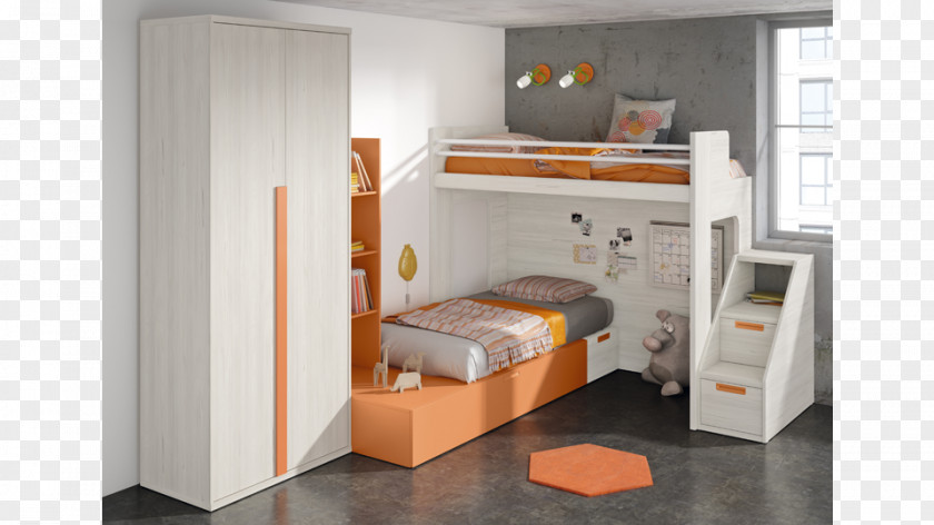 Bed Bunk Bedroom Cama Nido PNG