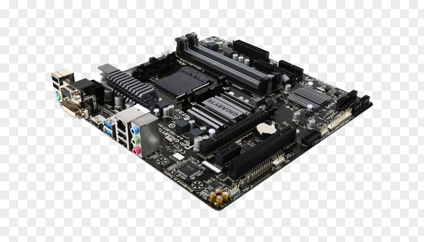 Computer GIGABYTE GA-78LMT-USB3 Socket AM3+ Motherboard USB 3.0 PNG