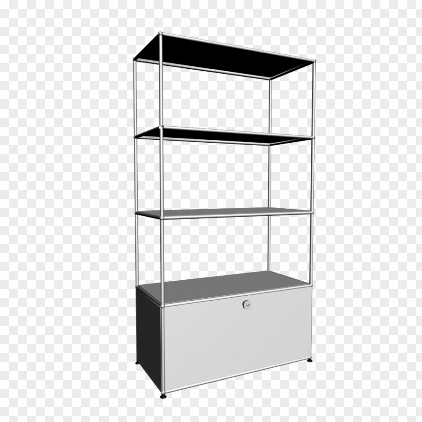 Line Shelf Bookcase Display Case PNG