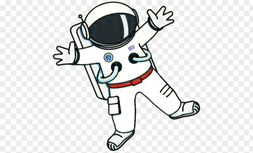 Pleased Gesture Astronaut Cartoon PNG