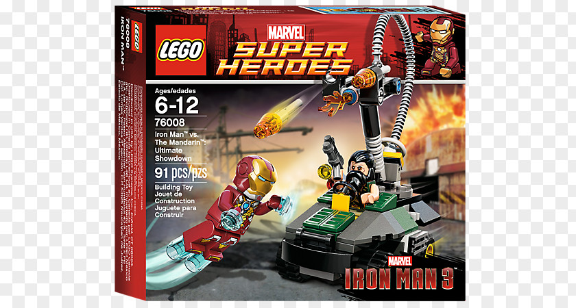Showdown Vs Lego Marvel Super Heroes Mandarin Iron Man Extremis War Machine PNG