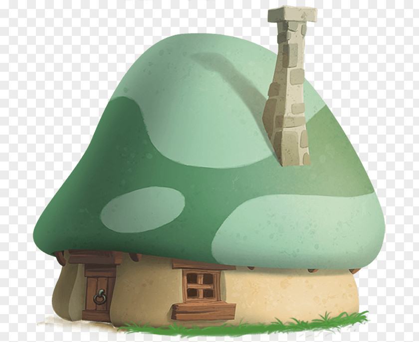 Smurfs House Papa Smurf Smurfette Baby Brainy Gargamel PNG