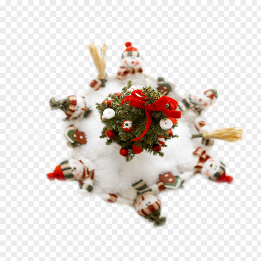 Snowman Ball Picture Christmas Ornament Illustration PNG
