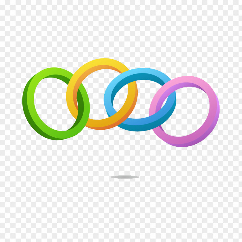 Three-dimensional Ring Background Circle Clip Art PNG