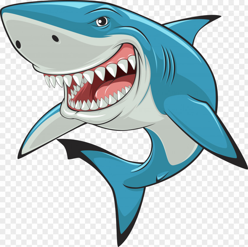 Vector Shark Hammerhead Great White Clip Art PNG