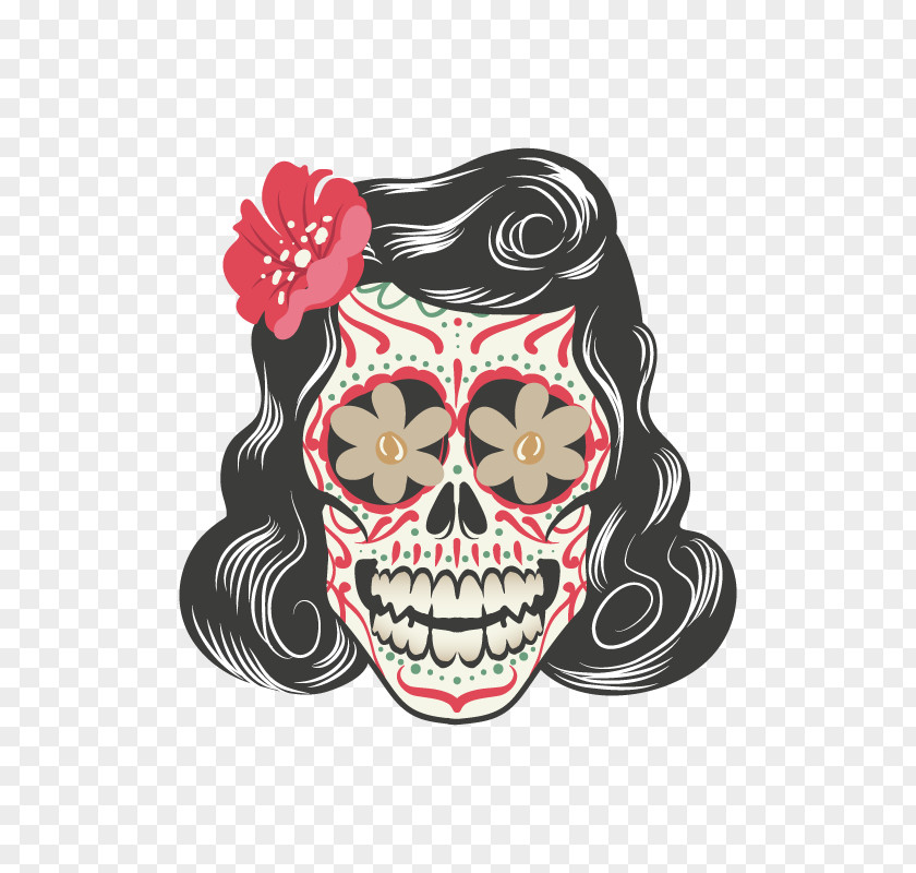 Wall StickerVector Skull Bride And Crossbones Couples Room Partition Well Necklace PNG