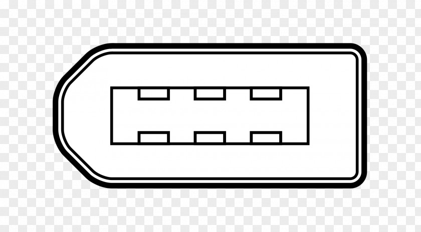 Apple IEEE 1394 Pinout Electrical Connector Diagram Interface PNG