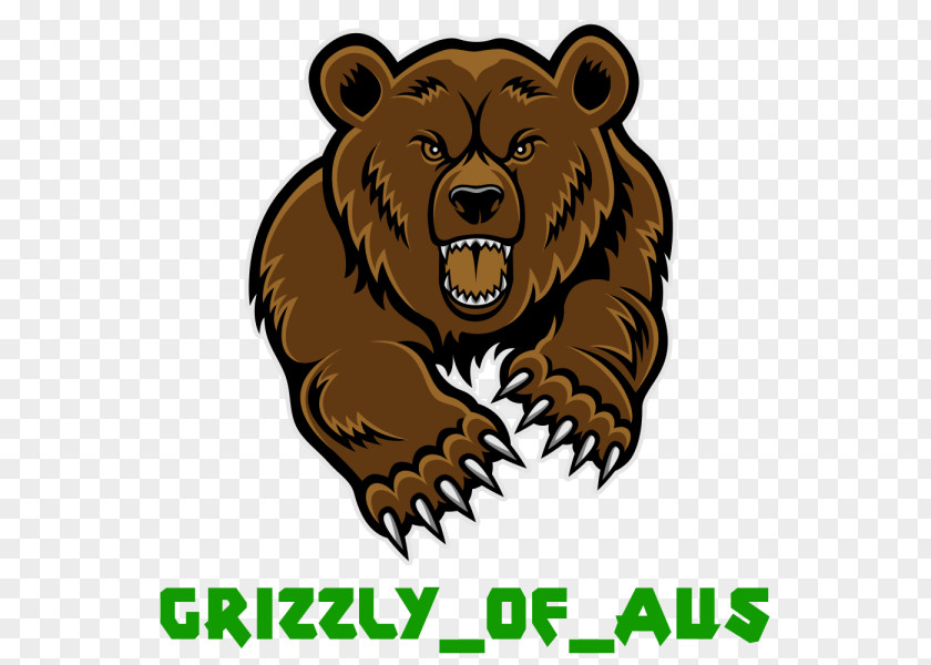 Bear Grizzly Brown Clip Art PNG