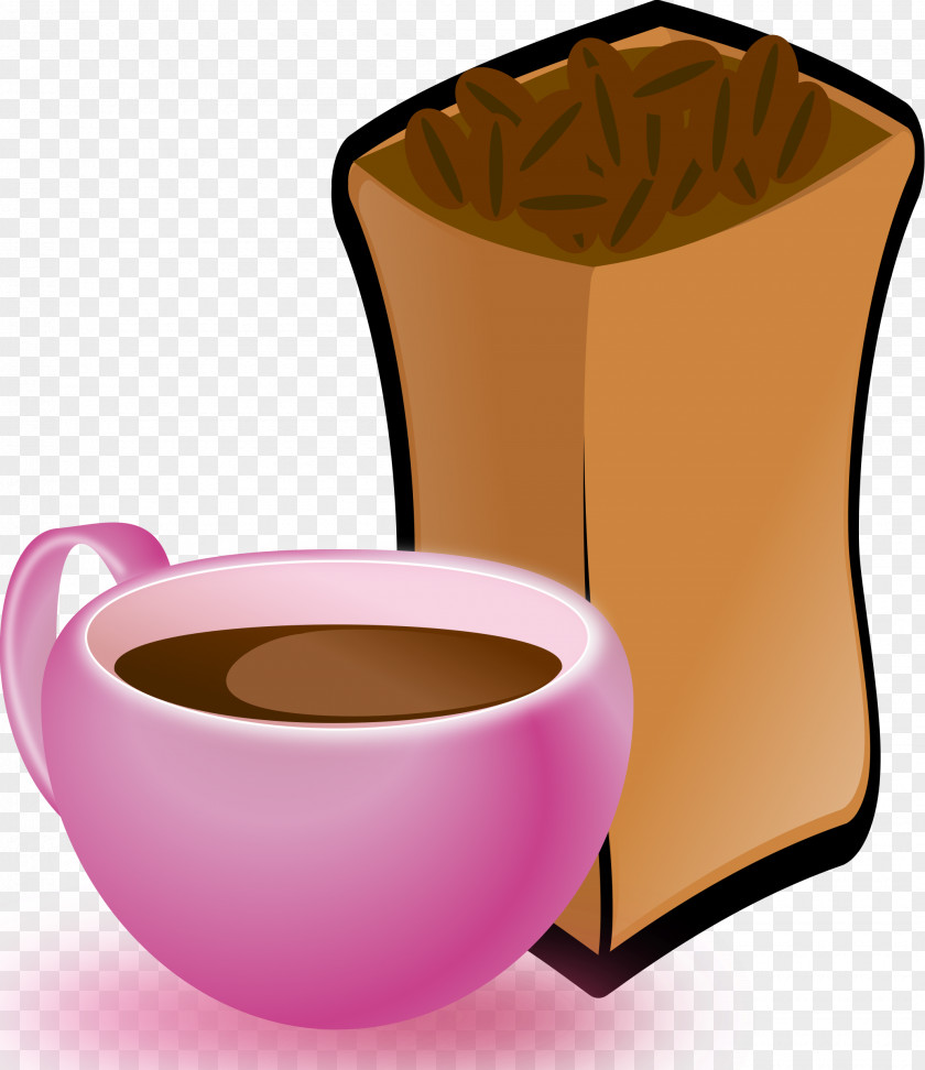 Coffe Cup Iced Coffee Cafe Tea Bean PNG