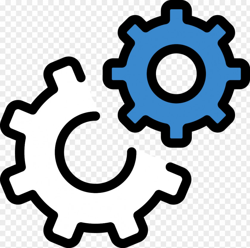 Cogs Icon Digital Marketing Business Management PNG