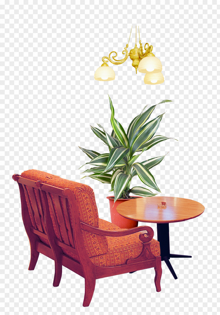 Desk Lamp Interior Scene Elements Table Design Services Chair PNG