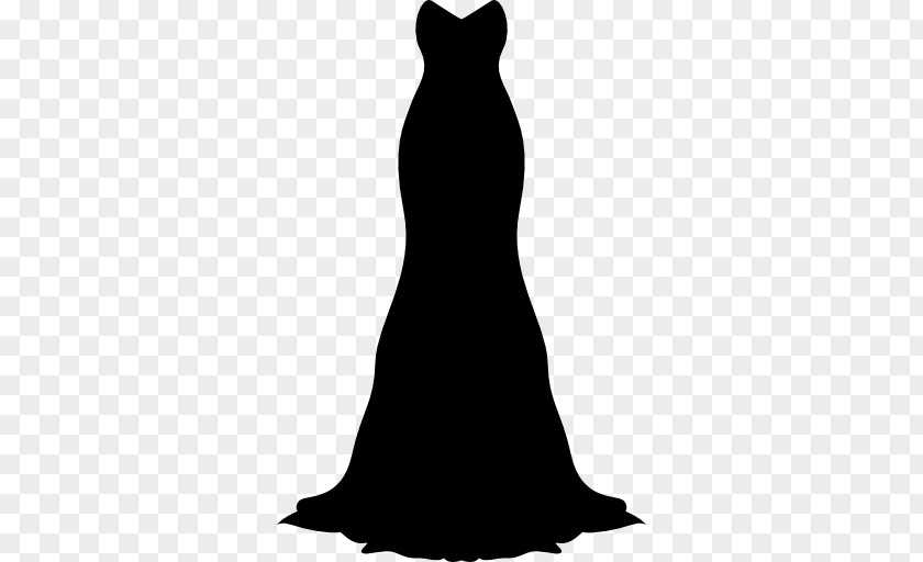 Dress Little Black Gown Wedding Clothing PNG