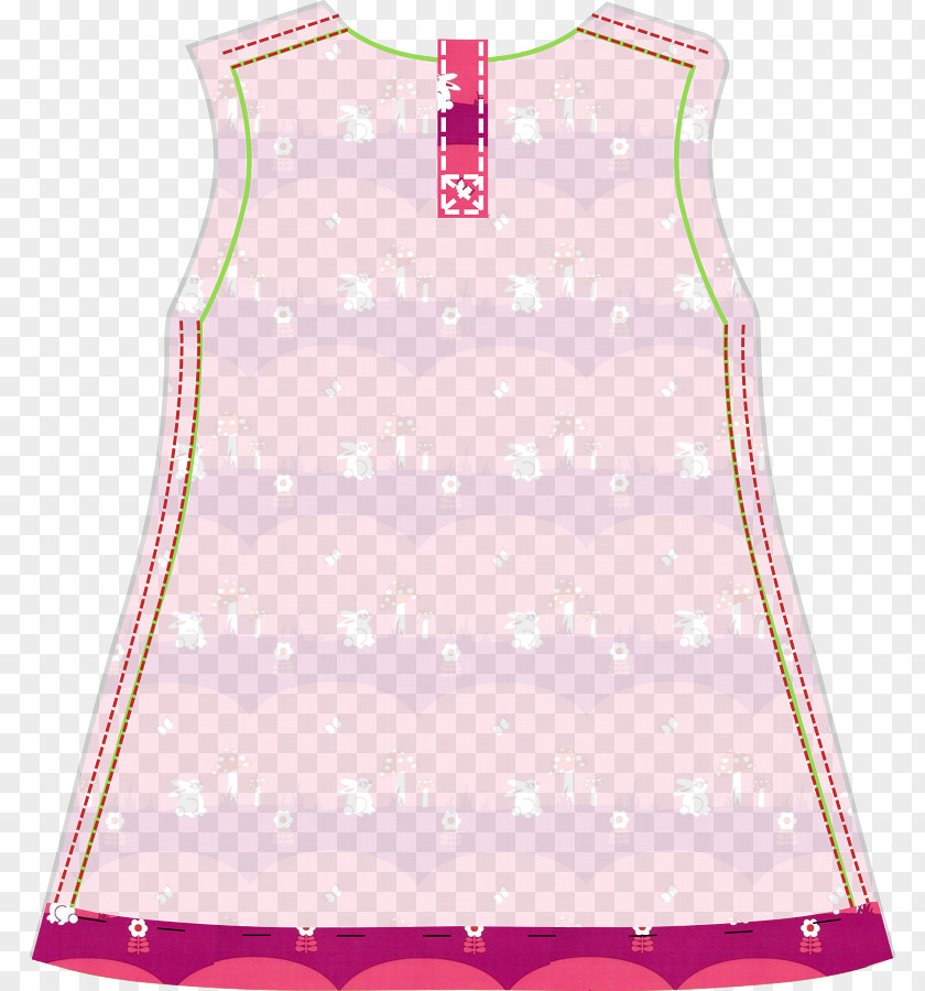 Folding Template T-shirt Sleeve Dress Sewing Pattern PNG