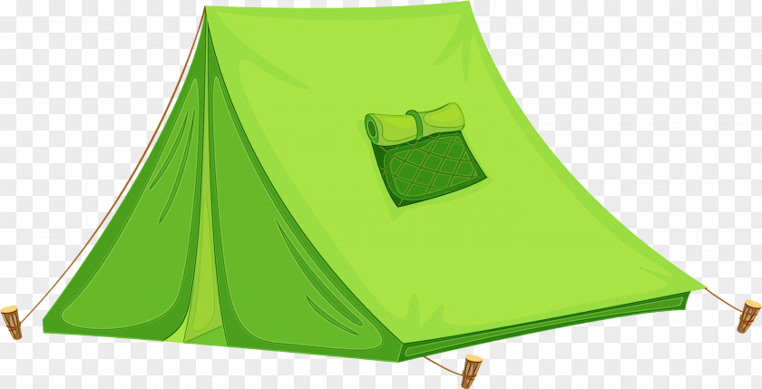 Green Web Design Camping Cartoon PNG