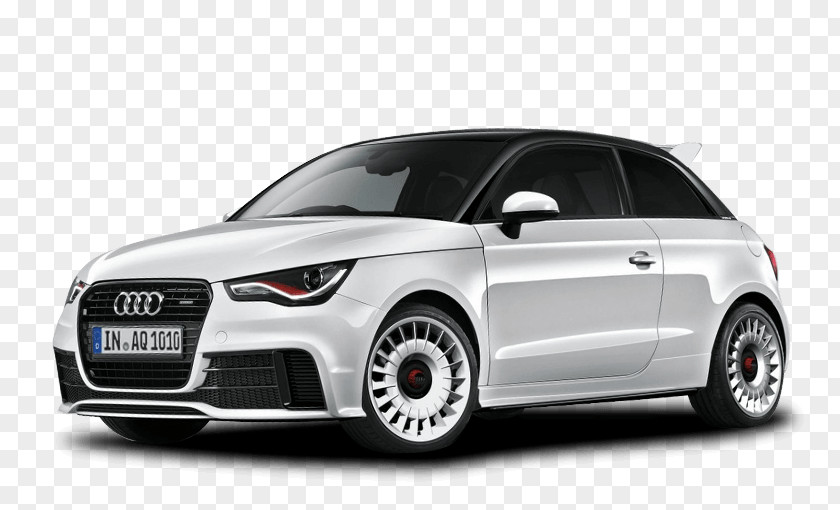 White Audi A1 Car Image Quattro PNG