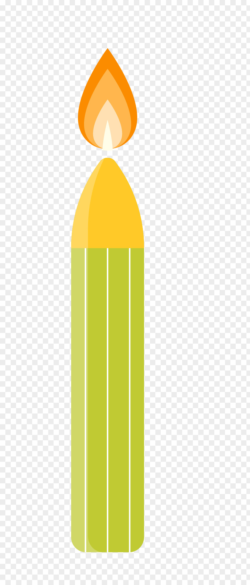 Yellow Candle Download PNG