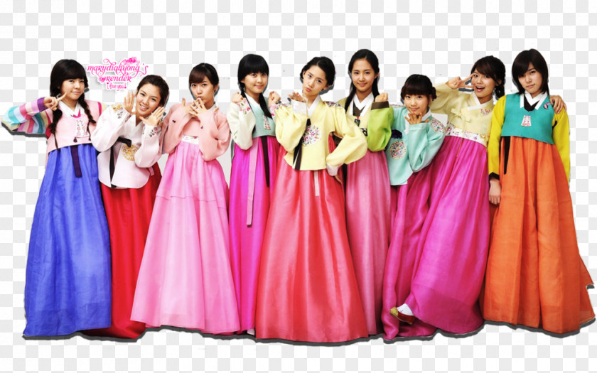 Girls Generation South Korea Girls' Hanbok High-definition Television Desktop Wallpaper PNG