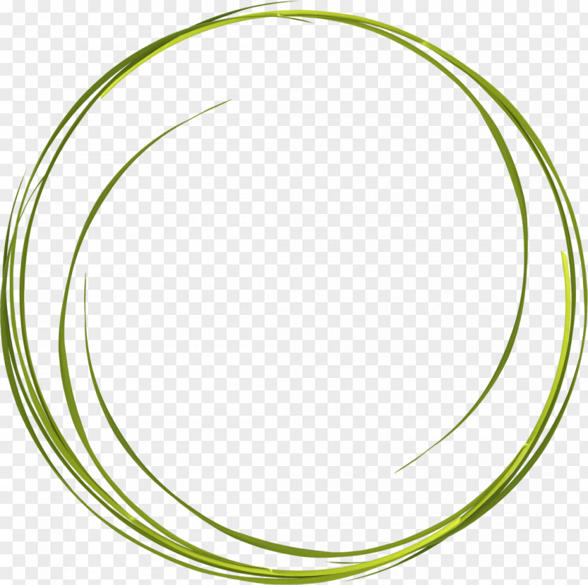 Oval Yellow Green Circle Material PNG