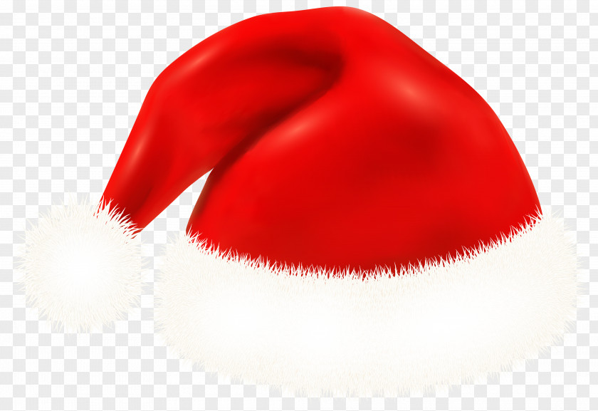Santa Claus Hat Clipart Image Red Mouth Character PNG