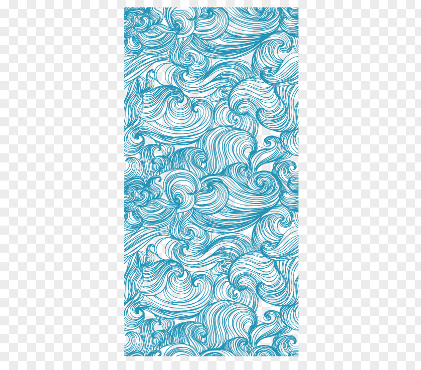 Blue Ocean Wave Pattern Background Wind Sea PNG