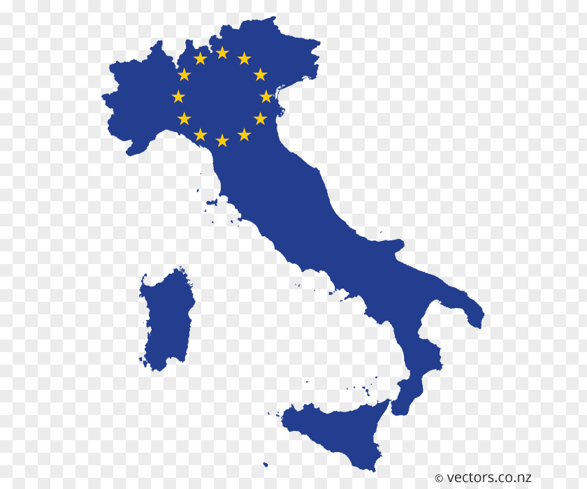 Italy Map. Vector Graphics Image Stock Illustration PNG