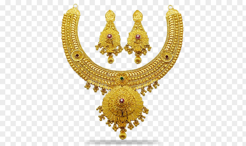 Necklace Gold Jewellery Battulaal Prayag Narayan Jewellers Amber PNG