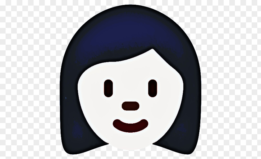 No Expression Black Hair Facebook Icons PNG