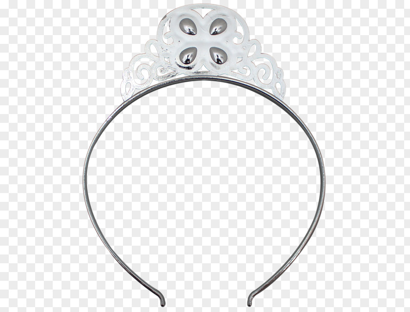 Silver Body Jewellery Material Headgear PNG